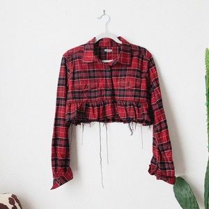 Carhartt cropped flannel